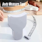 Automatic Retraction Tape Measure 150 Cm Handheld Measuring Tape Multi-functional Plastic Body Fat Caliper
