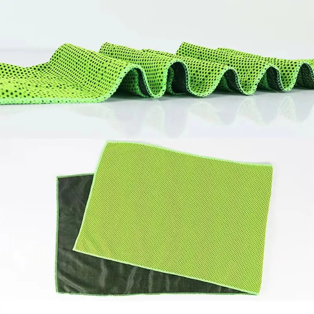 Mini Sports Cold Towel Quick Drying Microfiber Fitness Cool Towel Household Silicone Bag Wrapped Cold Towel Beach Accessories