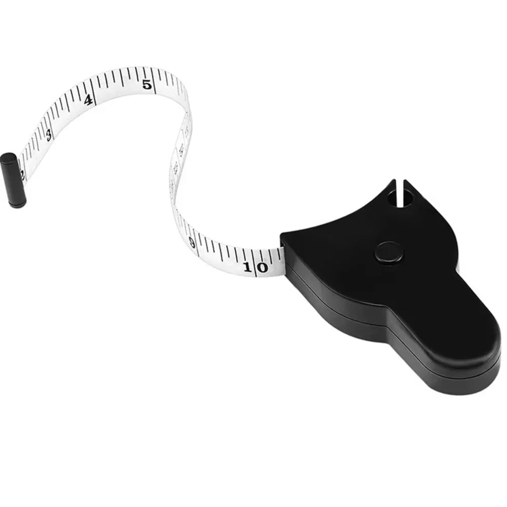 Automatic Retraction Tape Measure 150 Cm Handheld Measuring Tape Multi-functional Plastic Body Fat Caliper