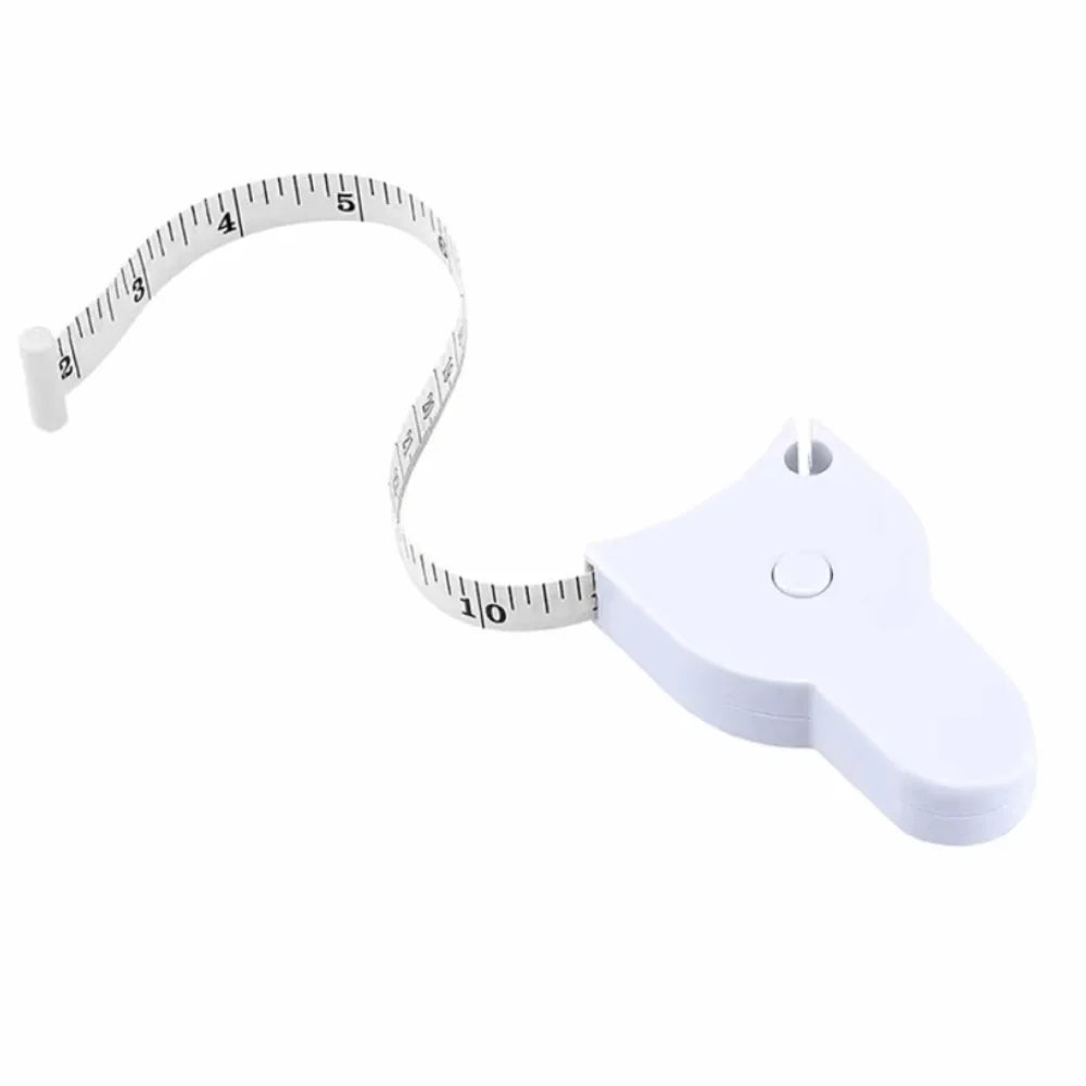 Automatic Retraction Tape Measure 150 Cm Handheld Measuring Tape Multi-functional Plastic Body Fat Caliper