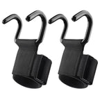 1/2Pcs Stainless Steel Heavy-Duty Wrist Hooks with Soft Padded Handle - Perfect for Weightlifting, Pull-Up and Strength Training