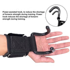 1/2Pcs Stainless Steel Heavy-Duty Wrist Hooks with Soft Padded Handle - Perfect for Weightlifting, Pull-Up and Strength Training