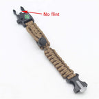 Outdoor Multi-function Paracord Survival Bracelet Men Women Camping Adventure Emergency Rescue Survival Rope Bracelet