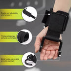 1/2Pcs Stainless Steel Heavy-Duty Wrist Hooks with Soft Padded Handle - Perfect for Weightlifting, Pull-Up and Strength Training