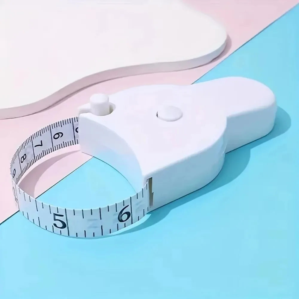 Automatic Retraction Tape Measure 150 Cm Handheld Measuring Tape Multi-functional Plastic Body Fat Caliper