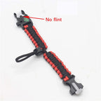 Outdoor Multi-function Paracord Survival Bracelet Men Women Camping Adventure Emergency Rescue Survival Rope Bracelet