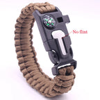 Outdoor Multi-function Paracord Survival Bracelet Men Women Camping Adventure Emergency Rescue Survival Rope Bracelet